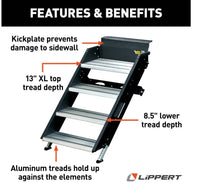Lippert 30" Premium Quad Solid Step (Fits 29"-36")  • 791575