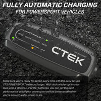 CTEK CT5 Powersport 12V 2.3A Battery Charger & Maintainer  • 40-339