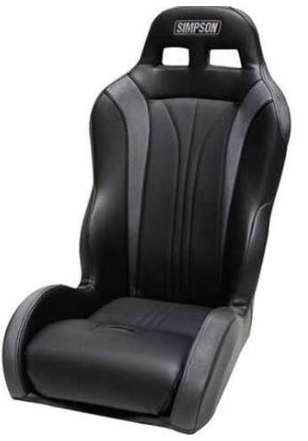 Simpson Racing Vortex UTV Rear Seat, Black  • 102-305