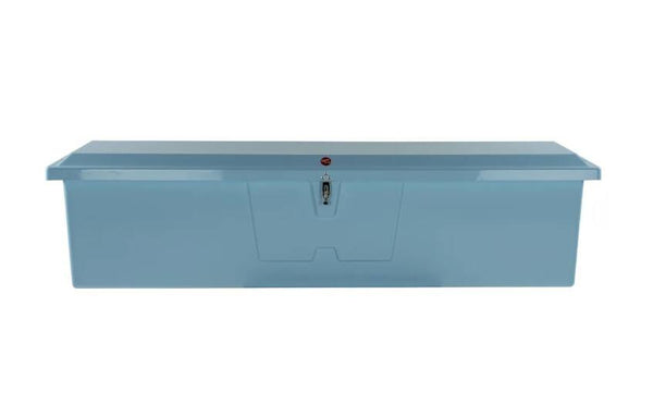 Taylor Made Stow N’ Go Fisherman’s Fiberglass Dock Box, Extra Large (24"H X 95"W X 22"D), Ice Blue  • 83560IB