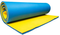 WOW Watersports CHILLraft Floating Foam Mat - 16 ft. x 6 ft., Blue/Yellow  • 21-2120