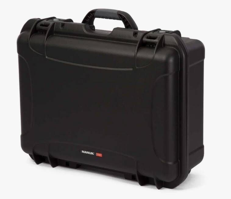 Nanuk Nanuk 940 Waterproof Hard Case, 20"x14"x8", Black   • 940S-010BK-0A0