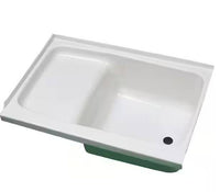 Specialty Recreation White Plastic Rectangular Step Bath Tub with Right Hand Drain, 36"L x 24"W  • ST2436WR