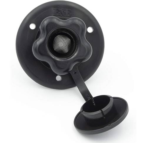 JR Products City Water Flange, Black  • 160-85-A-3P-A