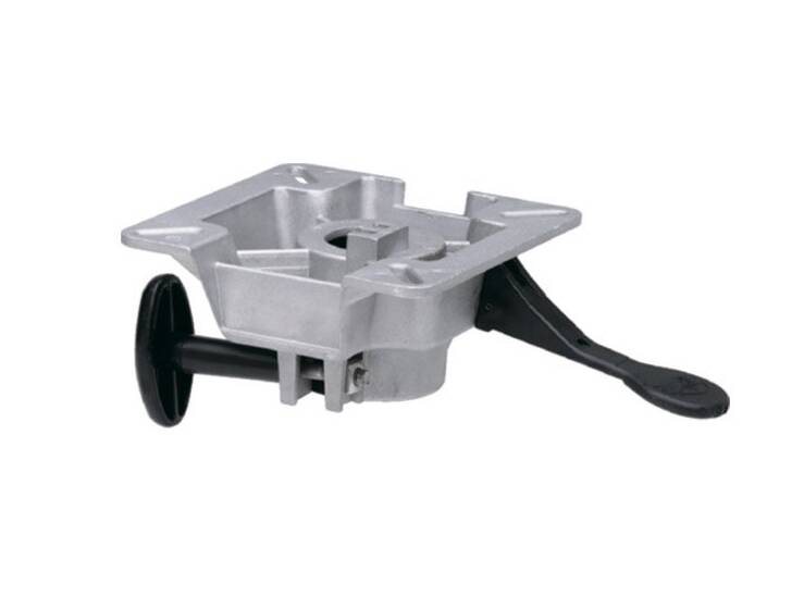 Attwood LakeSport 3° Aluminum Seat Mount with Friction Control for 2-3/8" D Post  • 818441