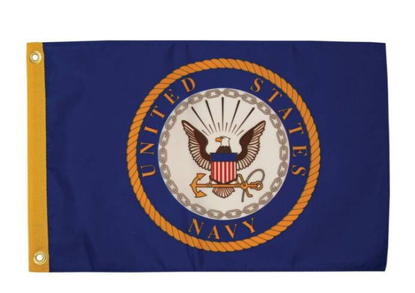 Taylor Made 12" x 18" Nylon U.S. "Navy Seal" Military Flag  • 1619