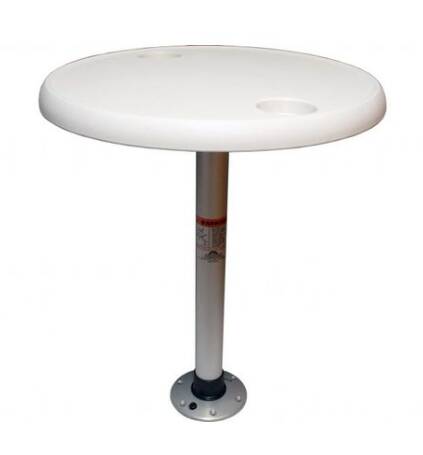 Springfield Marine Thread-Lock Round Table Kit with Flush Mount Base, 24" O.D.x 27" H  • 1690102