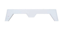 Icon 66-1/4"L x 14-3/4"H (8-3/4" Arch Heigh) Polar White Tandem Fender Skirt for Kustom Koach Rustler  • 01737