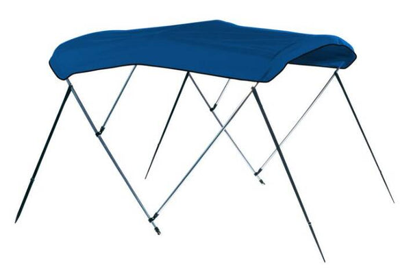 Carver Pacific Blue Sunbrella Acrylic 3-Bow Ready to Assemble Bimini Canvas with Storage Boot, 6' L x 67"-72" W  • 402A-04