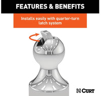 Curt OEM Puck System 2-5/16" Gooseneck Ball, RAM, 38K  • 60627
