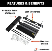 Lippert Narrow Lift Assist Kit for Solid Step 25"-28.9"  • 733937
