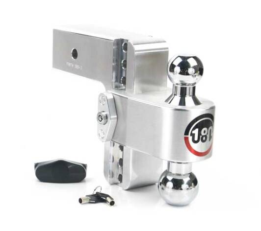 Weigh Safe 180 Turnover Ball 6" Drop Hitch with 3" Shank & Chrome Plated 2 & 2-5/16" Ball  • CTB6-3