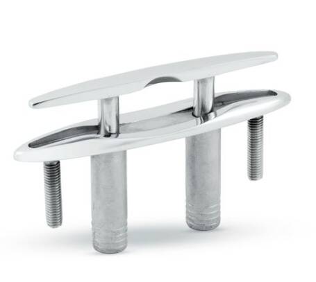 Whitecap 6" Stainless Steel Bluewater Pull-Up Cleat  • 6709CBLUE