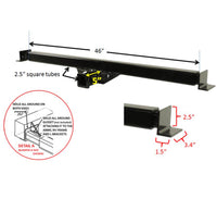 Ultra Fab 2" Receiver RV Trailer Frame Accessory Adapter   • 35-946403