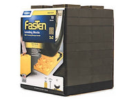 Camco FasTen Leveling Blocks, 8.5" x 8.5", Brown, Set of 10  • 44521