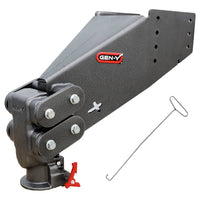 Gen-Y Hitch Executive Torsion-Flex SnapLatch Rhino Fifth Wheel Pin Box Replacement with Gooseneck 2 5/16" Coupler  • GH-8046AL