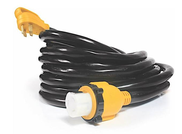 Camco Power Grip Extension Cord Locking Electrical Adapter - 50 Amp - 25'  • 55542