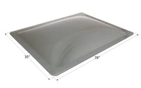 Icon Smoke Rectangular Outer Skylight, 30" W x 38" L  • 12857