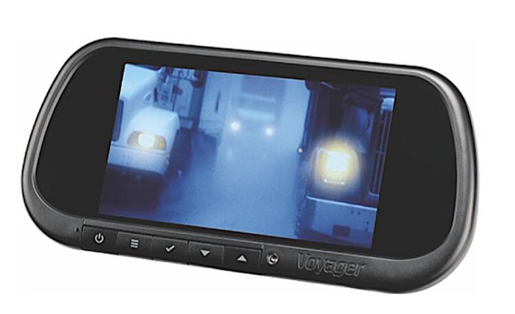 Voyager 7" Rearview Mirror LCD Monitor with Built-In Speaker  • VOM74MM