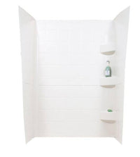 Specialty Recreation White Plastic Shower Wall, 36"L x 24"W  • SW2436W
