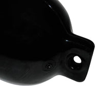 Taylor Made Hull Gard 6.5" D x 23" L Black Twin Eye Cylindrical Inflatable Fender  • 31723