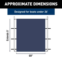SureShade PTX Power Shade - 69" Wide (Navy)  • 2021026256