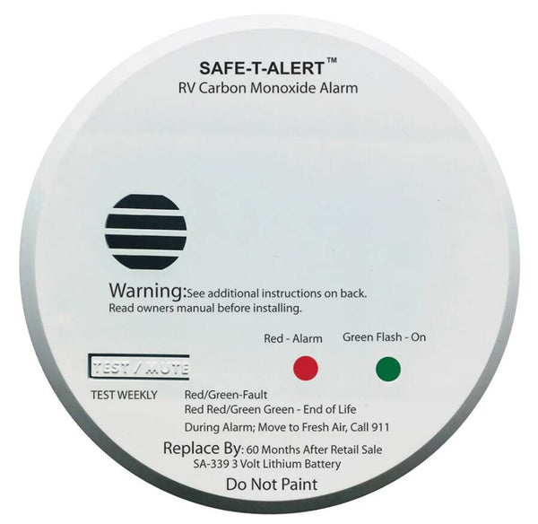 Safe-T-Alert Sealed Battery Carbon Monoxide Alarm  • SA-339