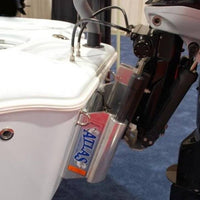 T-H Marine Atlas 8" Setback Polished Hydraulic Jack Plate  • AHJ-8V-DP