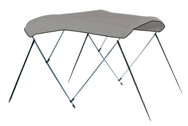 Carver Cadet Gray Sunbrella Acrylic 3-Bow Ready to Assemble Bimini Canvas with Storage Boot, 6' L x 73"-78" W x H  • 603A-10