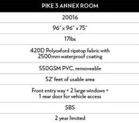 Body Armor 4x4 Sky Ridge Pike 3 Annex Room, Grey  • 20016