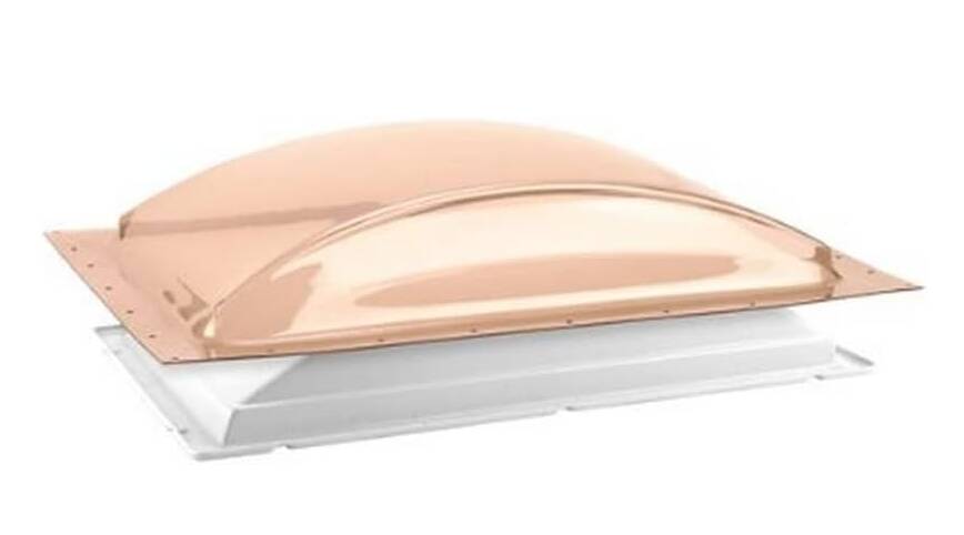 Specialty Recreation 15.75"W x 25.5"L Bronze Outer/White Inner Low-Profile Skylight Kit  • K1422BLP
