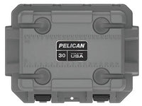 Pelican 30-Quart Elite Cooler - Dark Gray/Green  • 30Q-1-DKGRYEGRN