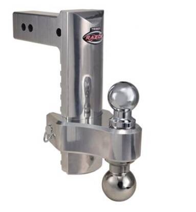 Trimax  10" Pin & Clip Aluminum Drop Hitch For 2-1/2" Receivers-Includes Dual Balls  • TRZ10ALHD
