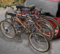 Reese Eclipse Trailer Hitch Bike Carrier, 4-Bike, 2 Inch Receiver  • 63124