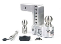 Weigh Safe 6" Drop Hitch w/ Built-In Scale, 2.5" Shank, 2" & 2-5/16" Balls, Keyed Alike Hitch Pin  • WS6-2.5-KA