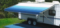 Carefree RV Awning Vinyl Fabric 14'-2" - Ocean Blue Dune Stripe With White Weatherguard  • JU158E00