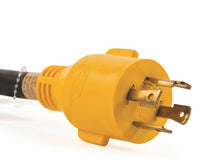 Camco 30Amp Power Grip 12" Generator Adapter - 4Prong-M / 90F 125V / 3750W  • 55384