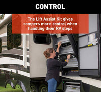 Lippert Narrow Lift Assist Kit for Solid Step 25"-28.9"  • 733937