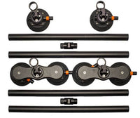SeaSucker Monkey Bars 60" Roof Cross Bar System; Black Powder-Coated Aluminum  • SX6156