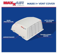 Maxxair Maxx I+ RV Roof Vent Cover, White  • 00-933051