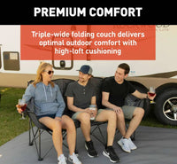 Lippert Campfire Folding Couch - Dark Grey  • 2022114796