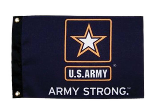 Taylor Made 12" x 18" Nylon "Army Strong" Military Flag  • 1620