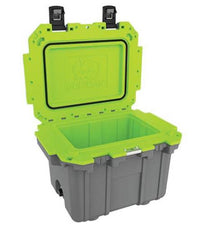 Pelican 30-Quart Elite Cooler - Dark Gray/Green  • 30Q-1-DKGRYEGRN