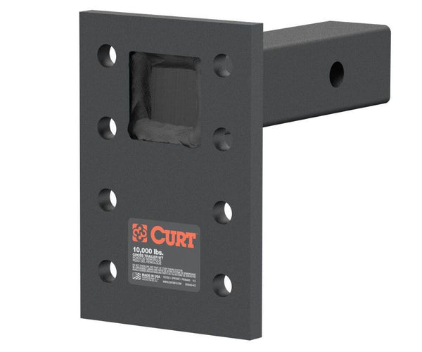 Curt Adjustable Pintle Mount, 2" Shank, 10,000 LBS, 7" High, 6" Long  • 48323