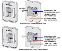 Dometic Water Heater Power Switch for Atwood Electronic Ignition Water Heaters, 12V, Black  • 91959