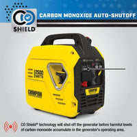 Champion Power Equipment 2500W Dual Fuel Inverter with CO Shield  • 201183