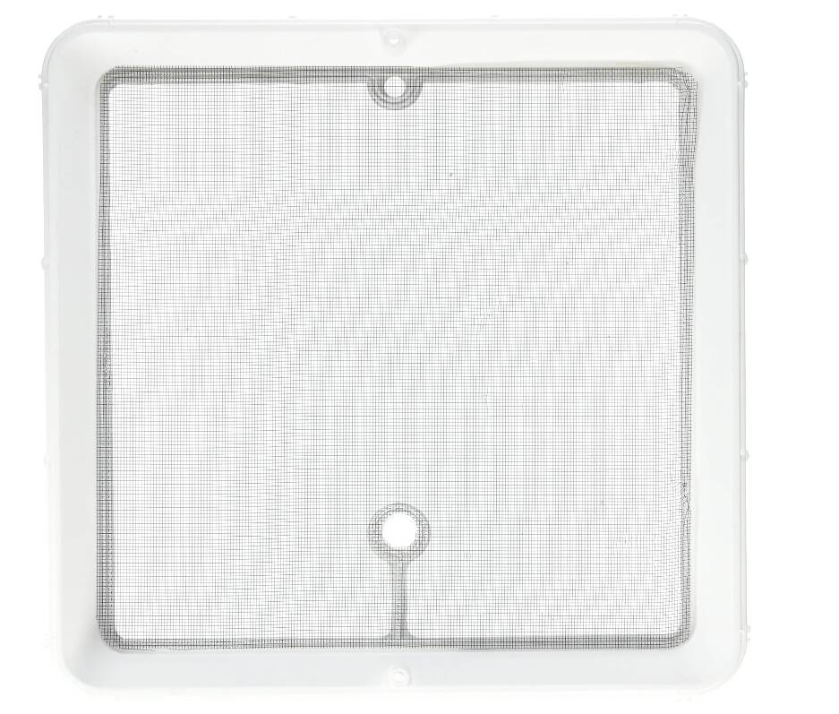 Heng's Jensen White Roof Vent Screen Frame with Radius Corners  • JRP1124B