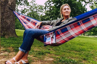 Equip 1 Person Travel Hammock, Plaid  • 97197