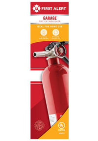 First Alert Rechargeable Garage Fire Extinguisher UL Rated 10-B:C  • GARAGE10