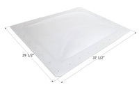 Icon 29.5"W x 37.5"L Clear Rectangular Outer Skylight  • 12884